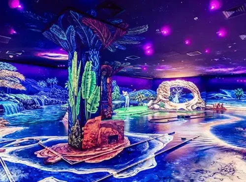 3D Blacklight Minigolf Dubai